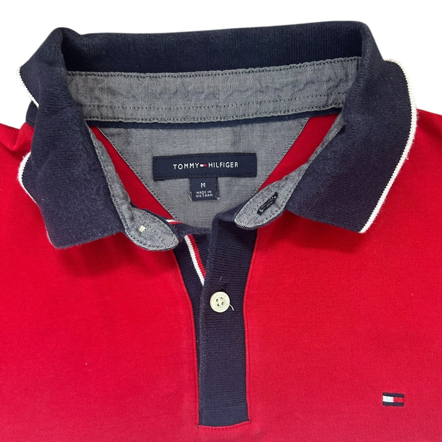 Medium Tommy Hilfiger Red Polo Shirt
