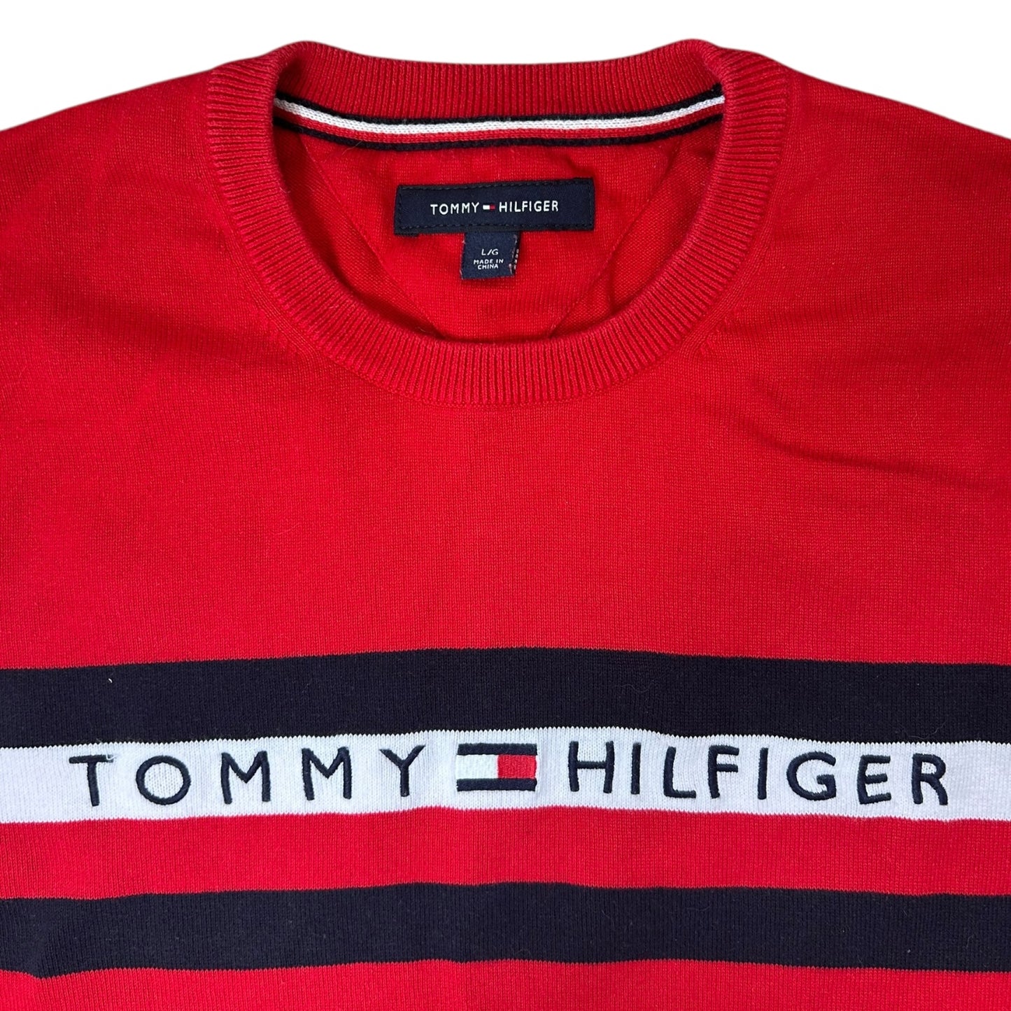 Large Tommy Hilfiger Red Sweatshirt
