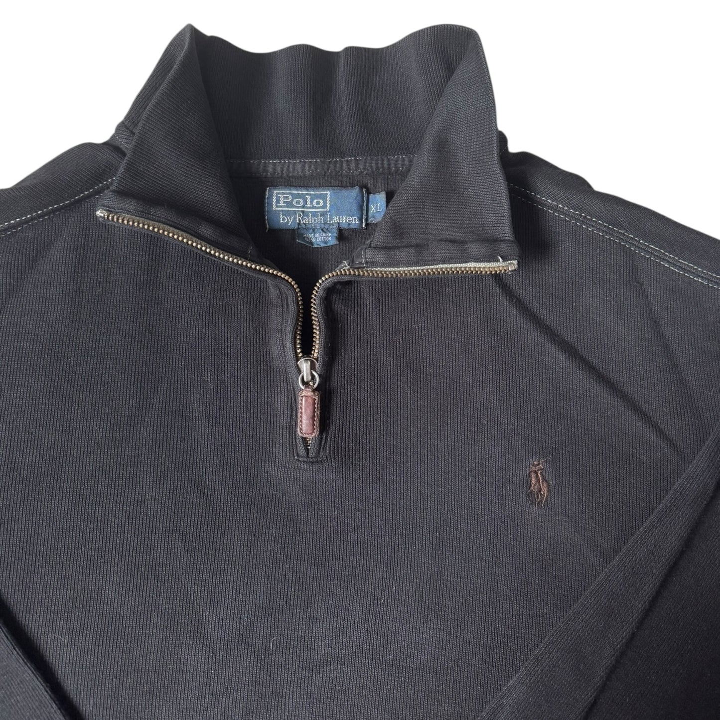 Extra Large Ralph Lauren Black 1/4 Zip