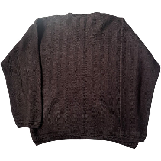 Extra Large Chaps Brown Thick Knitted Jumper