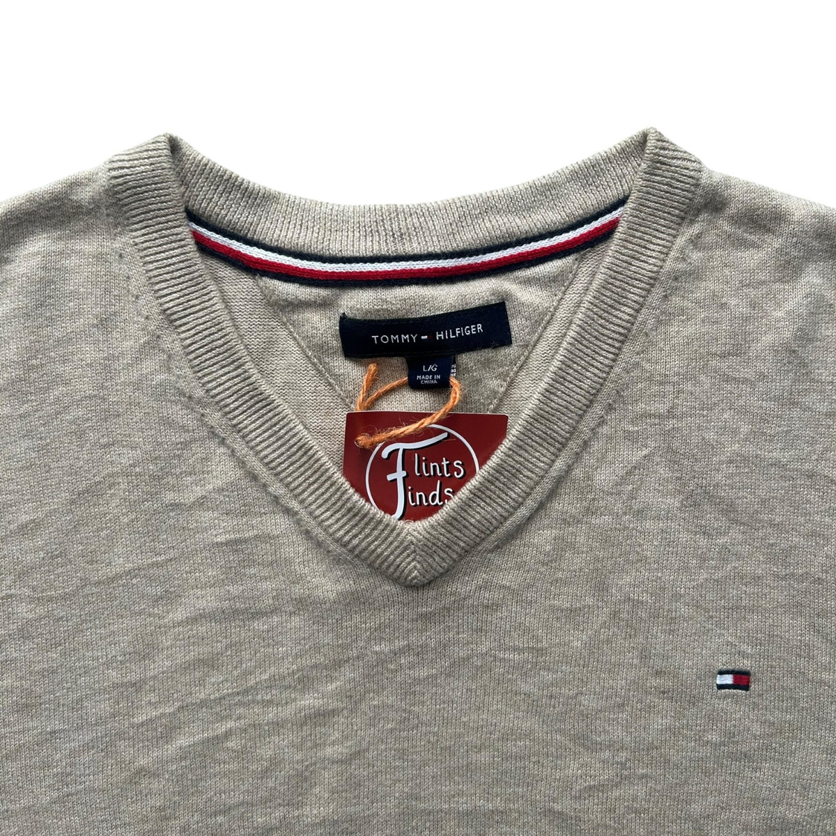 Large Tommy Hilfiger Beige Sweatshirt
