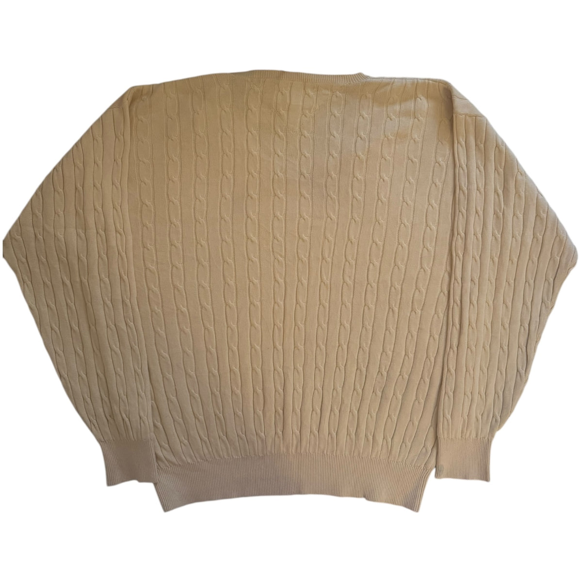 Small Tommy Hilfiger Yellow Cable Knit Jumper