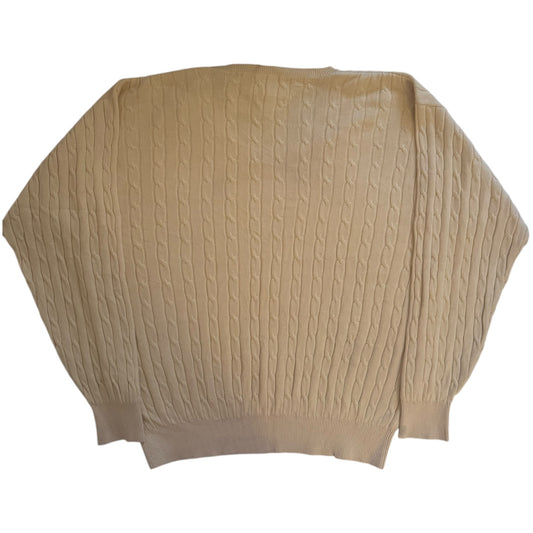 Small Tommy Hilfiger Yellow Cable Knit Jumper