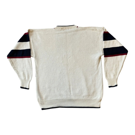 Extra large Cotton Traders White Knitted Jumper