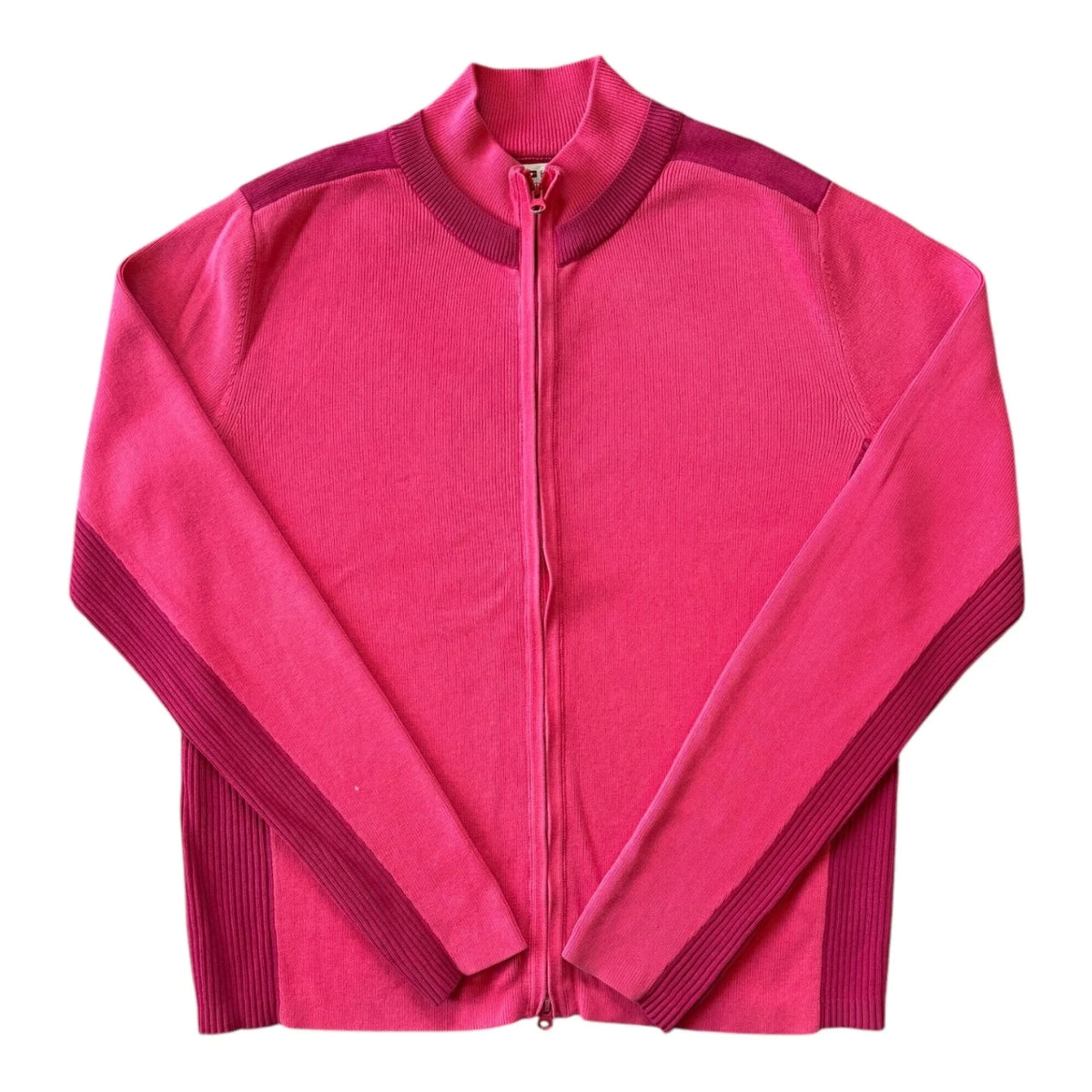 Womans Large Tommy Hilfiger Pink Full Zip