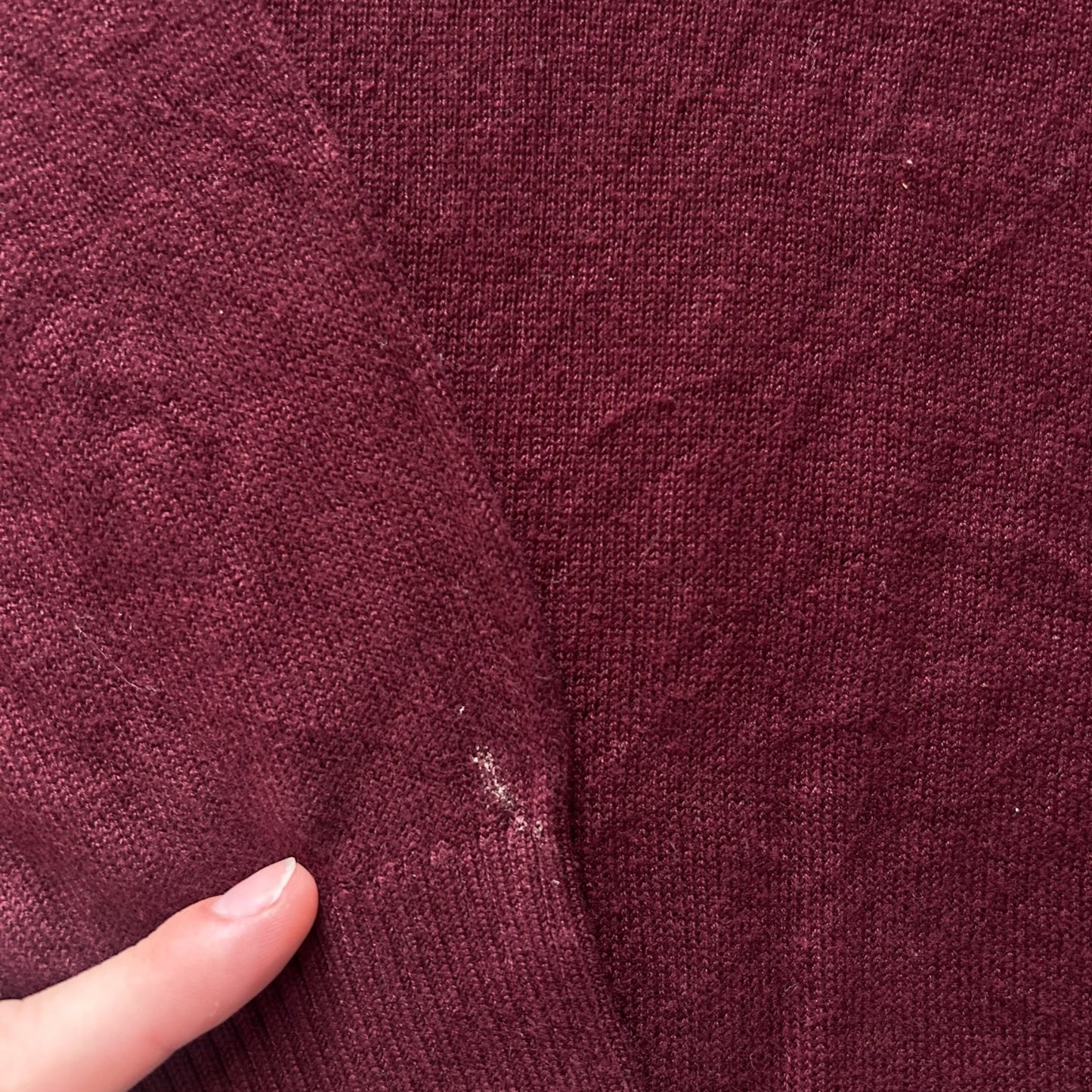 Extra Large Nautica Burgundy 1/4 Zip