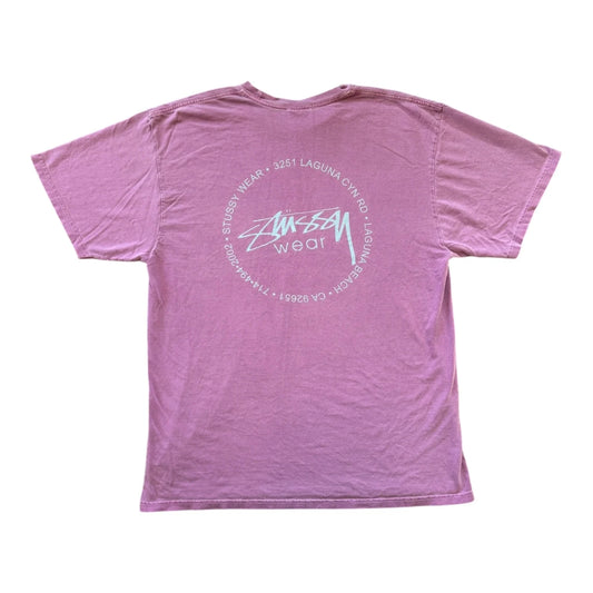 Large Stussy Pink T-Shirt