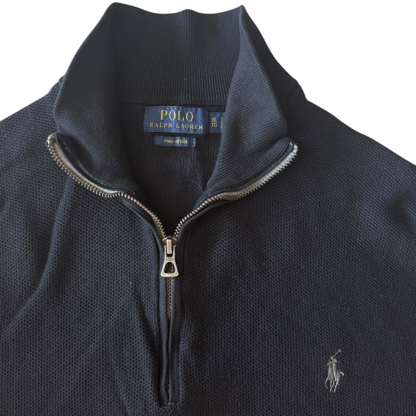 Extra Large Ralph Lauren Black 1/4 Zip