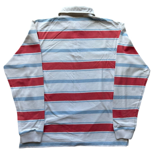 Large Quebramar Striped Long Sleeve Rugby Shirt