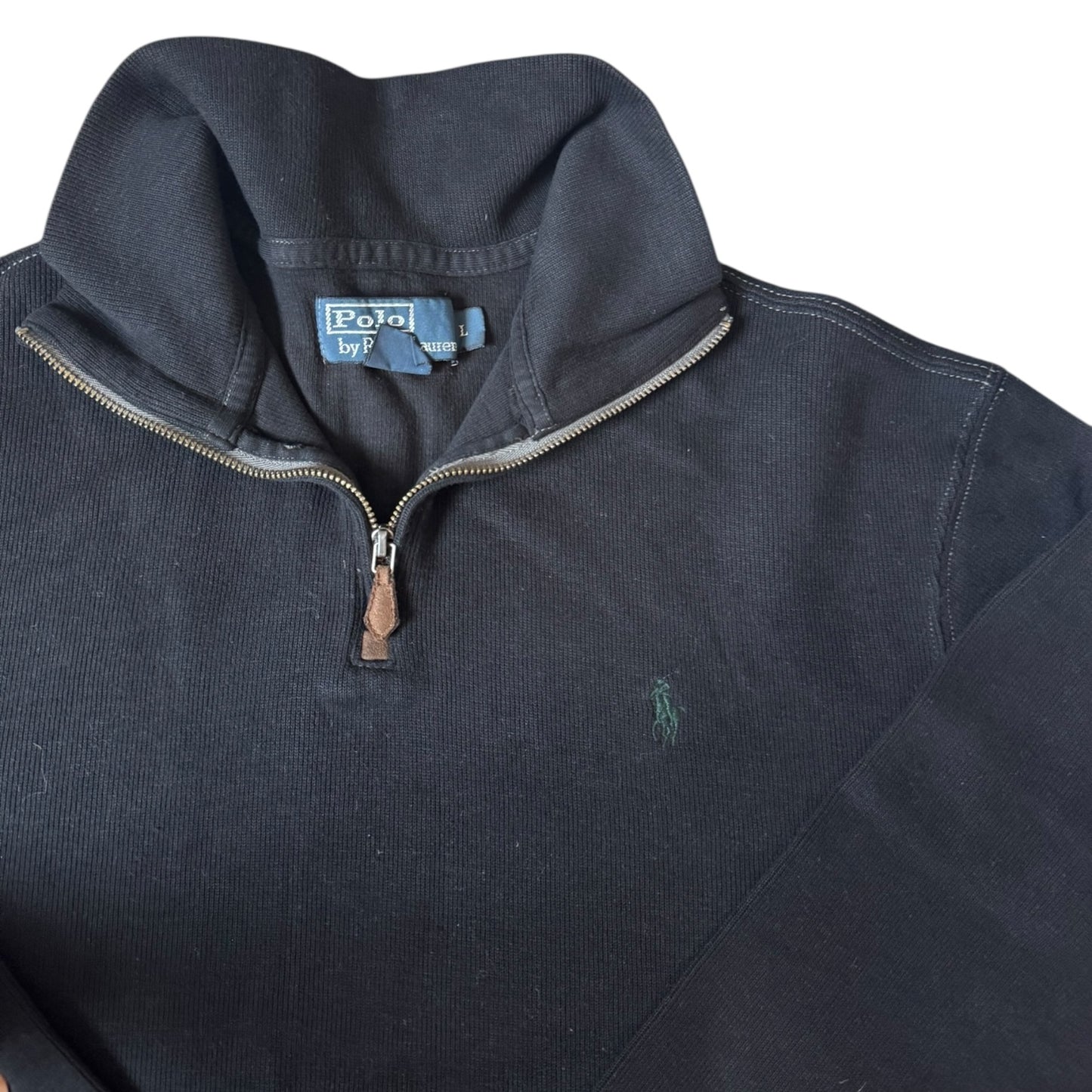 Large Ralph Lauren Black 1/4 Zip