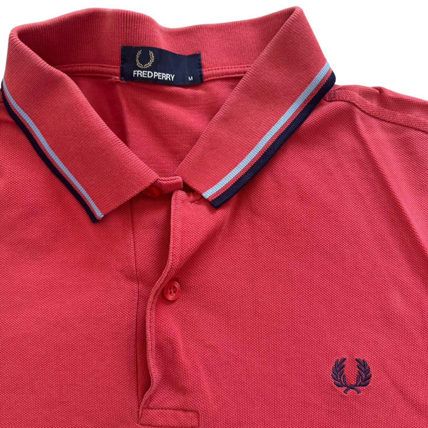 Medium Fred Perry Red Polo Shirt