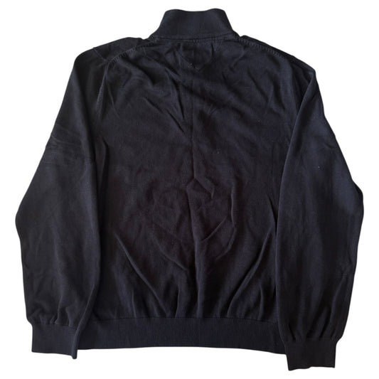 Extra Large Tommy Hilfiger Black Knitted 1/4 Zip