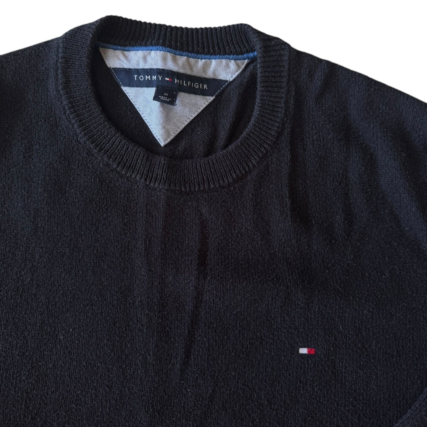 Medium Tommy Hilfiger Black Knitted Jumper