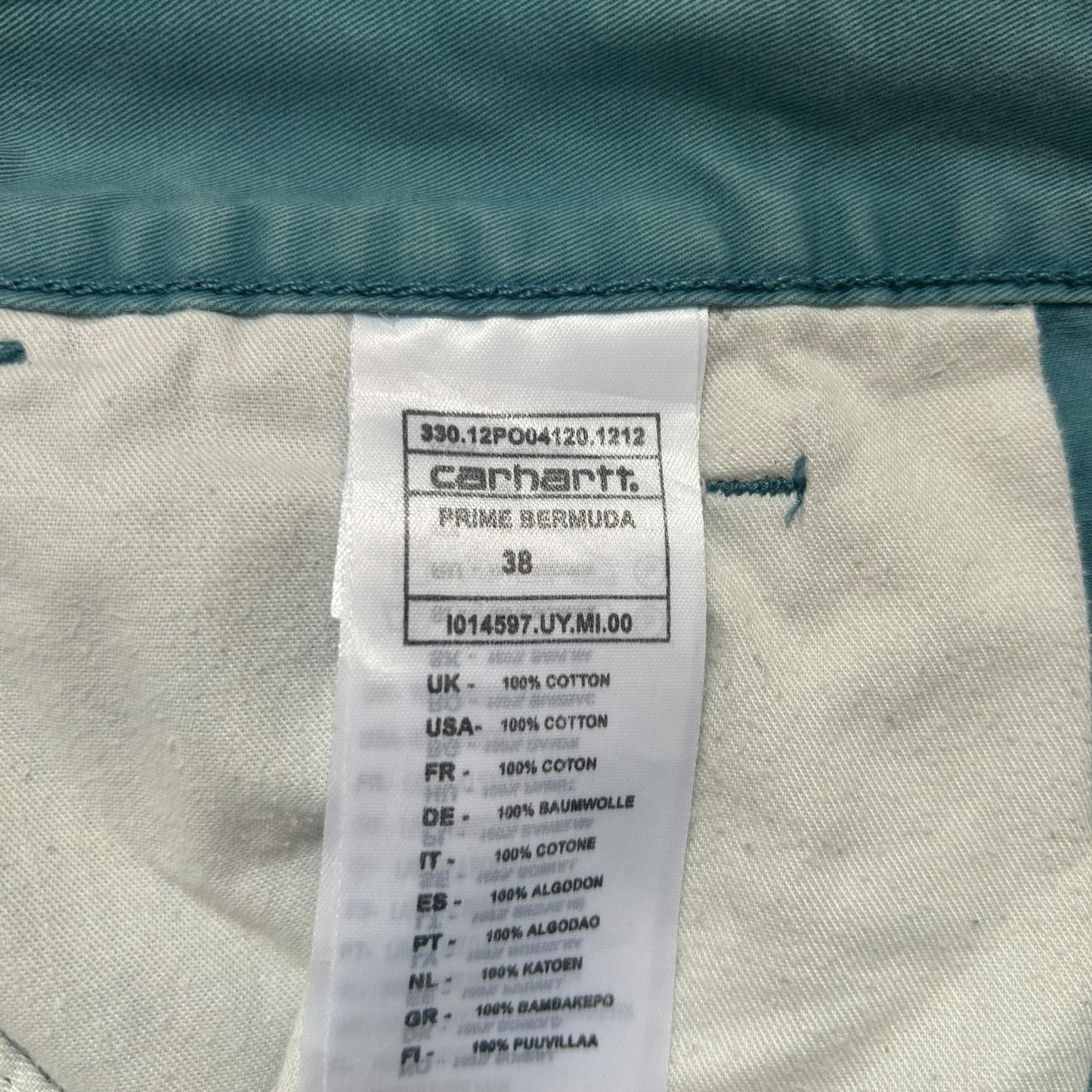 38" Carhartt Blue Shorts