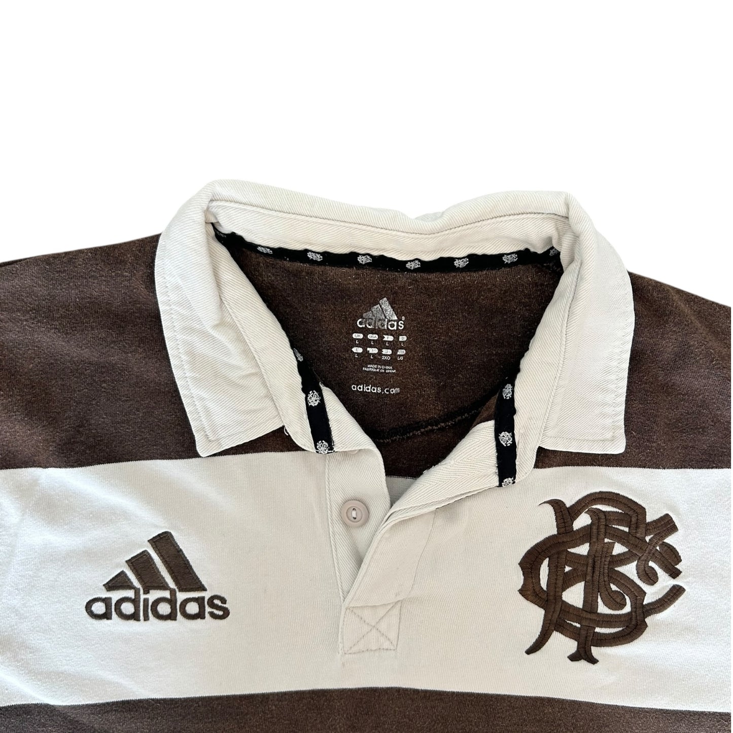 Large Adidas 2008 Barbarians Olympic Centenary Rugby Shirt