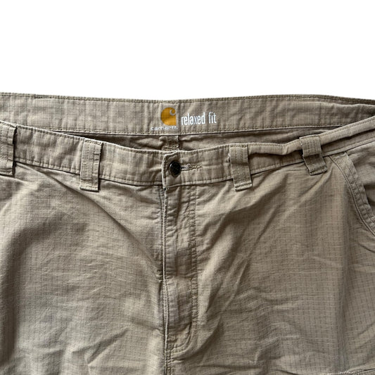 44" Carhartt Beige Cargo Shorts
