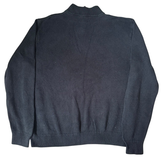 Extra Large Chaps Black 1/4 Zip