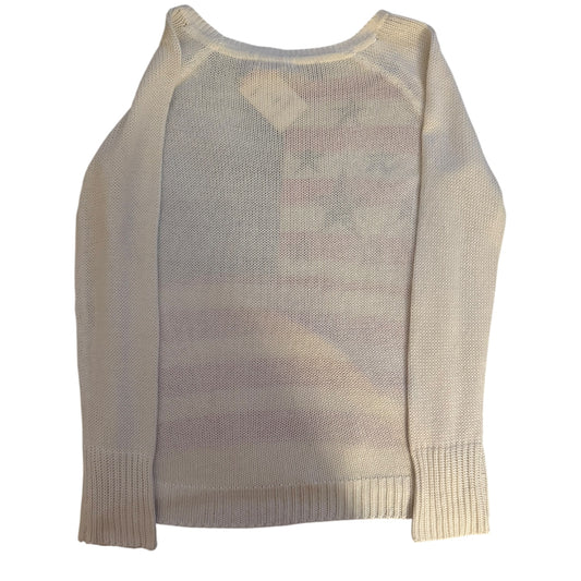 Women’s Large White USA Flag Knitted Jumper
