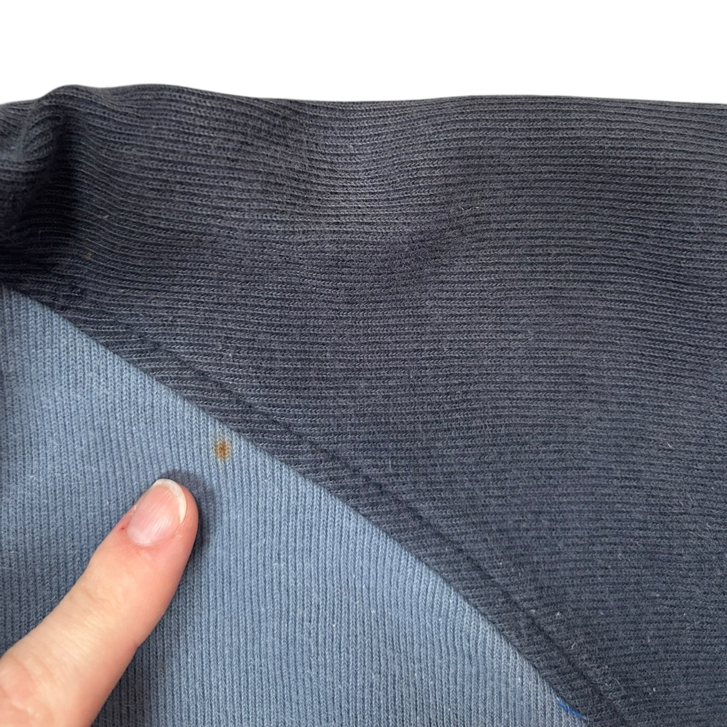 Medium Molinel Navy and Blue Rugby Shirt