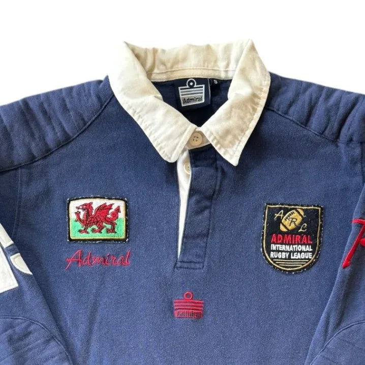 Small Admiral Navy Wales Rugby Shirt