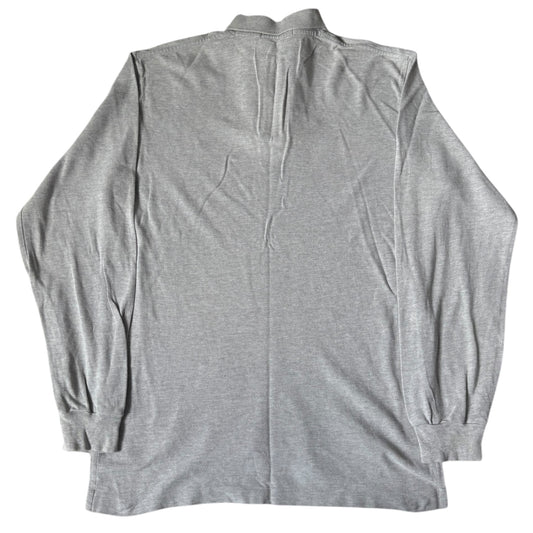 Medium Ralph Lauren Grey Long Sleeved Polo Shirt