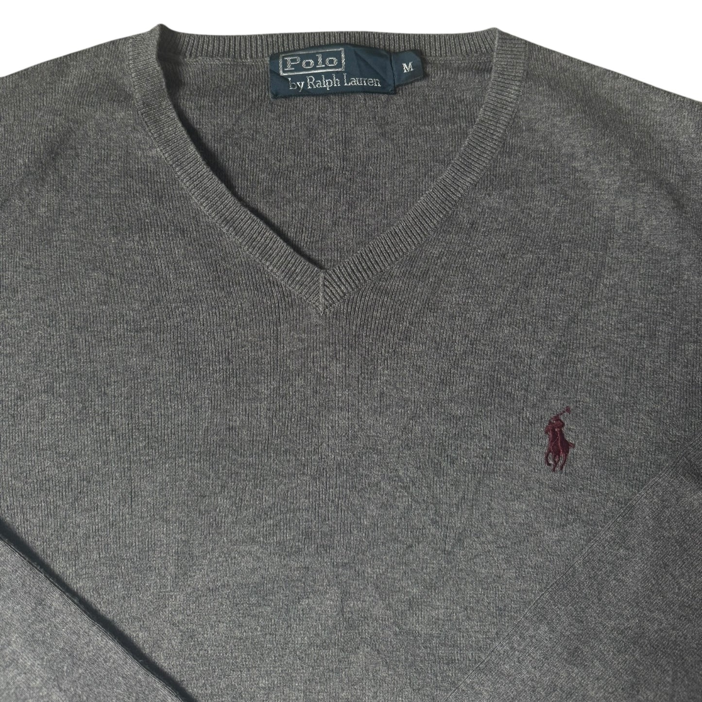 Medium Ralph Lauren Grey Knitted Jumper