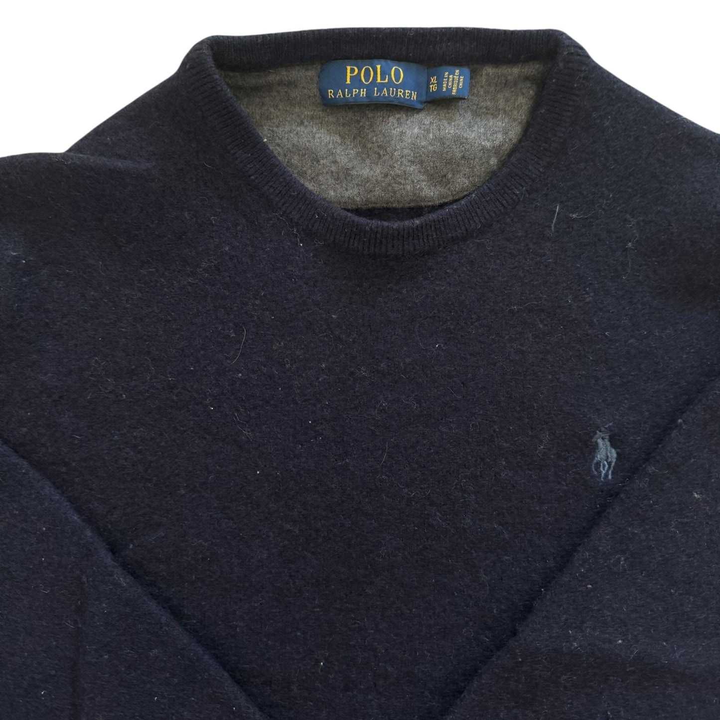 Kids Aged 12 Ralph Lauren Navy Wool Jumper