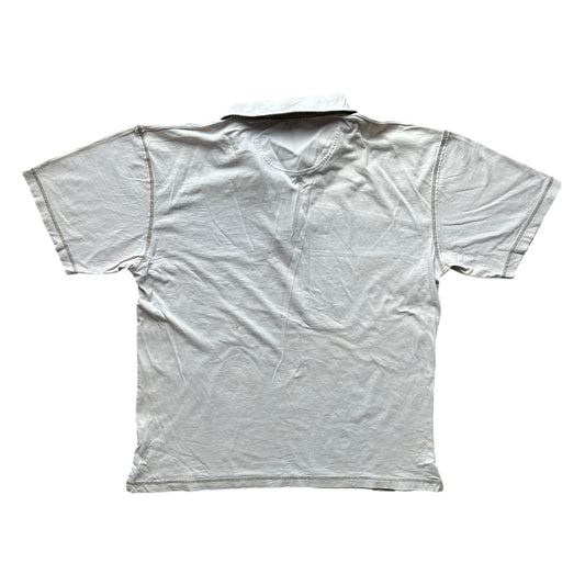 Large TBS White Polo Shirt