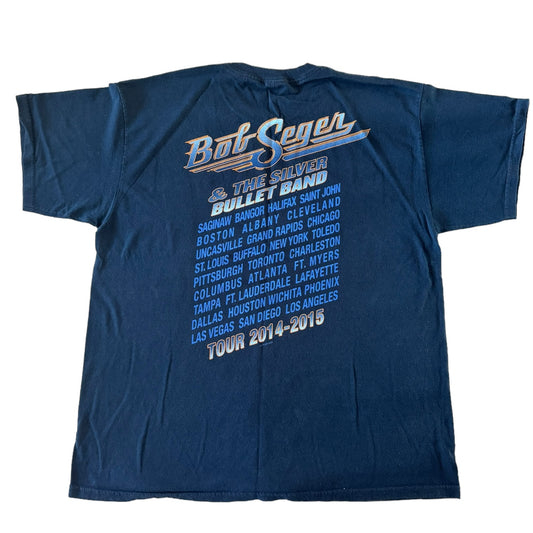 XL Alstyle Bob Seger Ride Out Navy Graphic T-Shirt