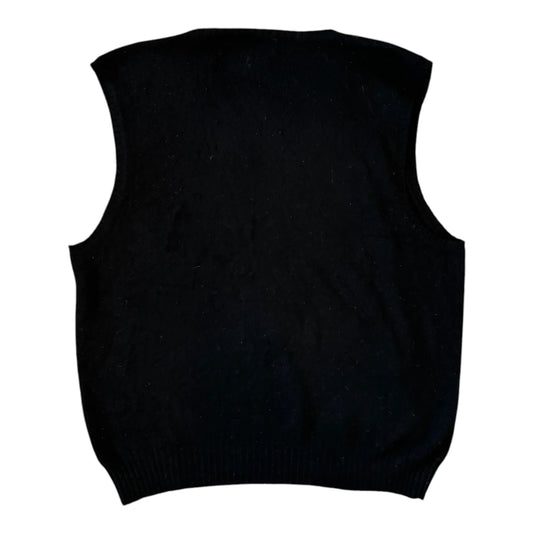 Extra large Ralph Lauren Black Lambs Wool Sweater Vest
