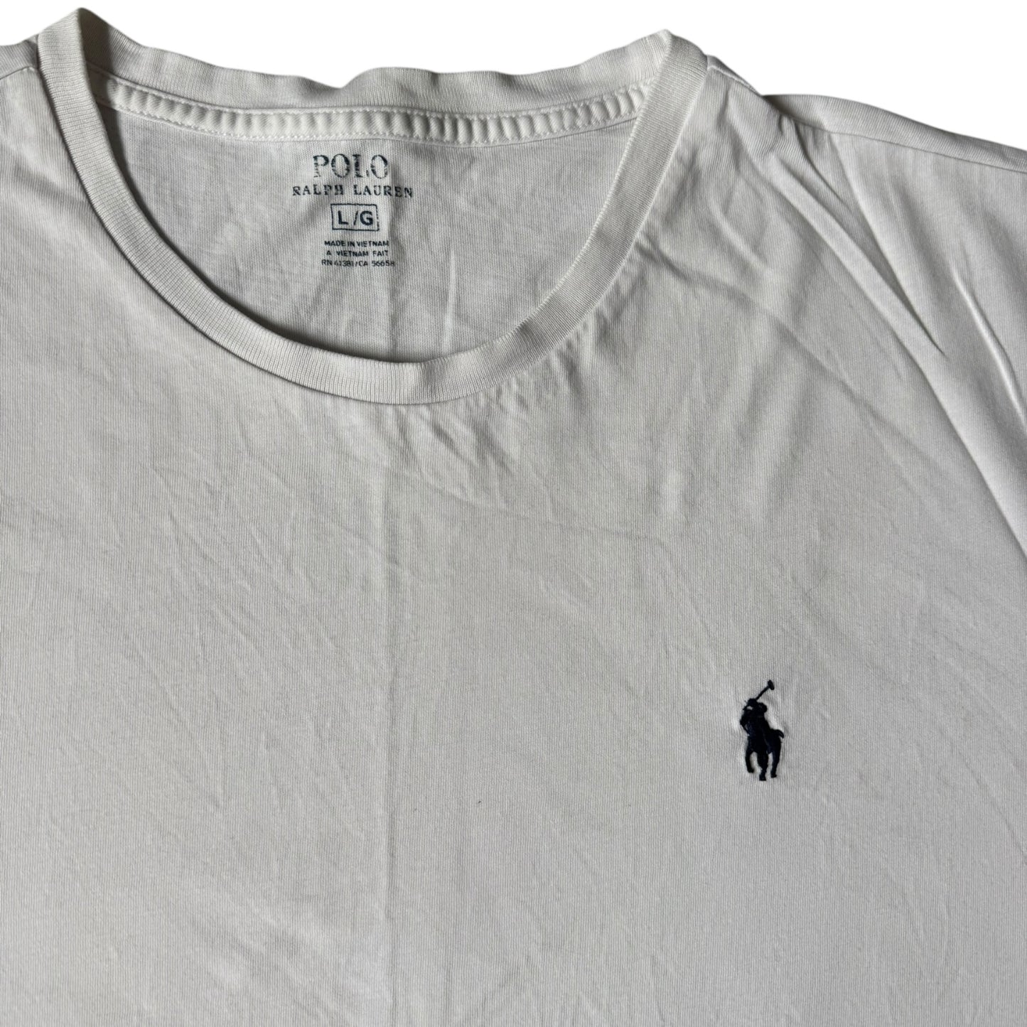 Large Ralph Lauren White T-Shirt