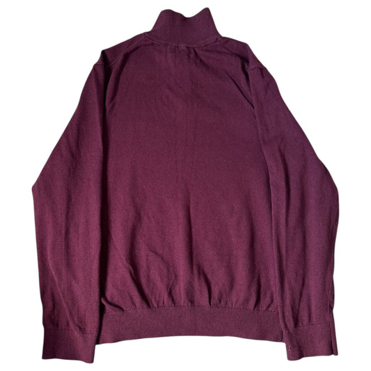 Medium Nautica Burgundy 1/4 Zip