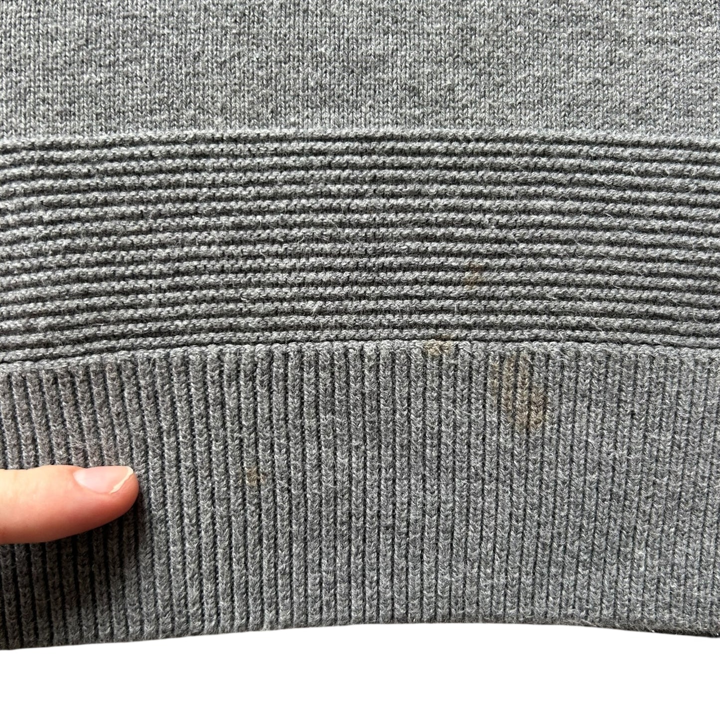 Large Chaps Grey 1/4 Zip