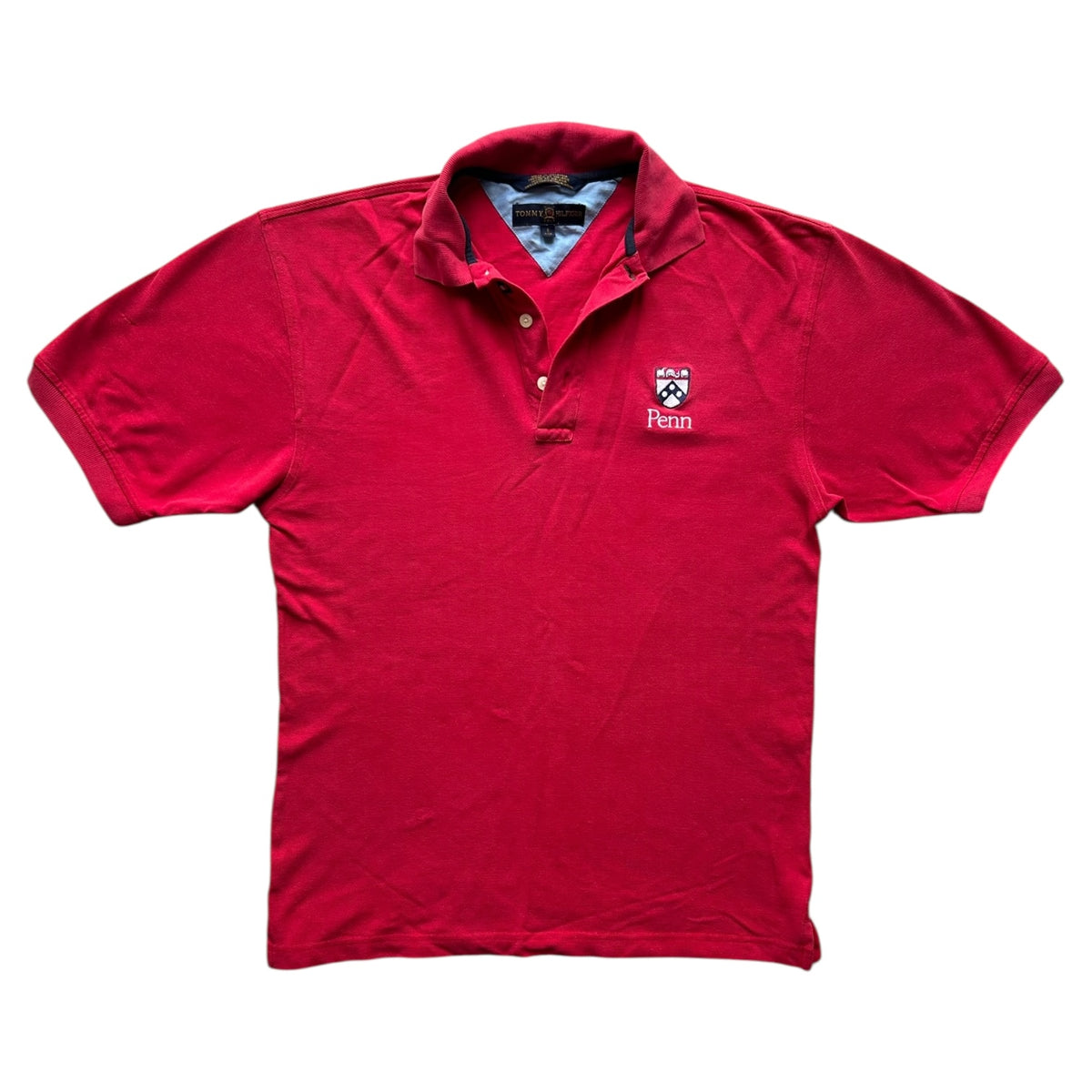 Small Tommy Hilfiger Red Pennsylvania University Polo Shirt