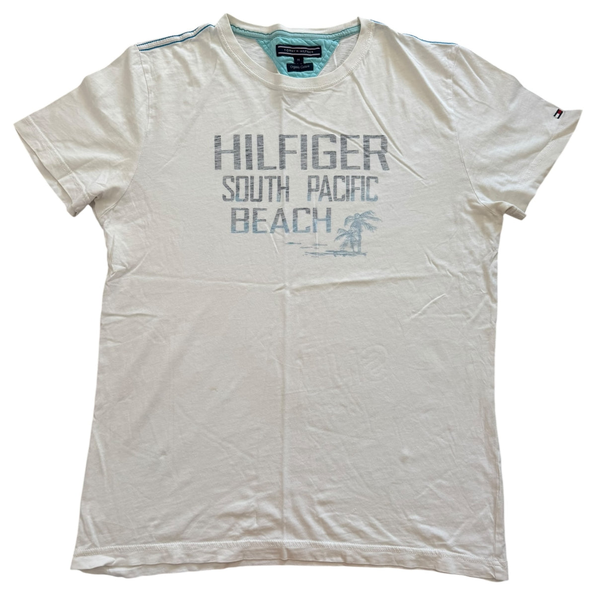 Medium Tommy Hilfiger White Graphic T-Shirt