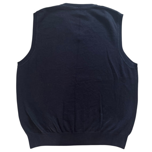 Large Tommy Hilfiger Navy Knitted Sweater Vest