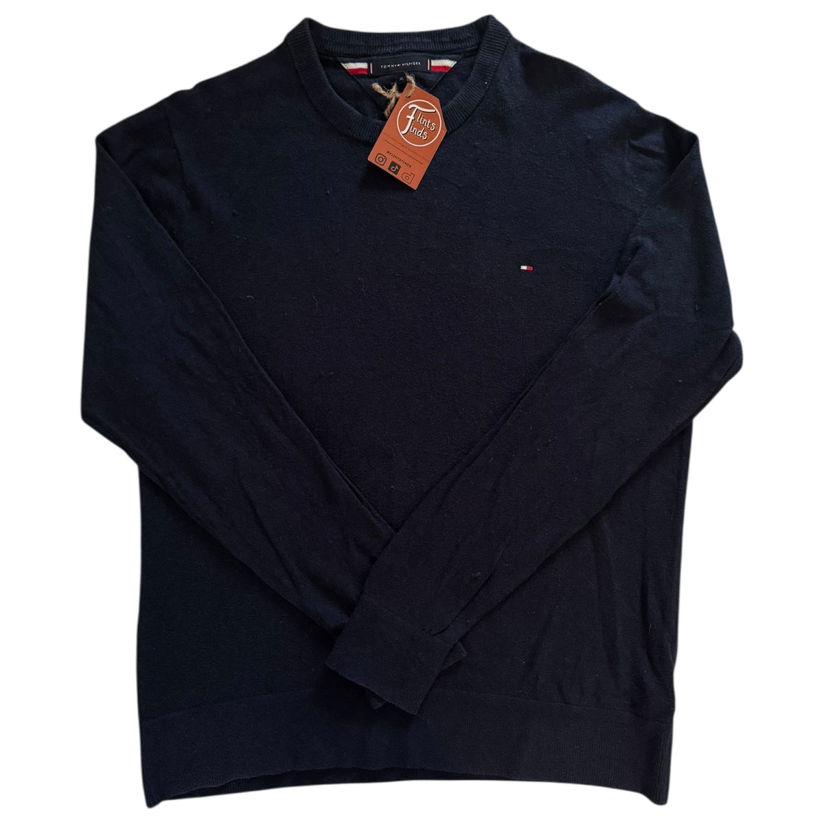 Extra Large Tommy Hilfiger Navy Knitted Jumper