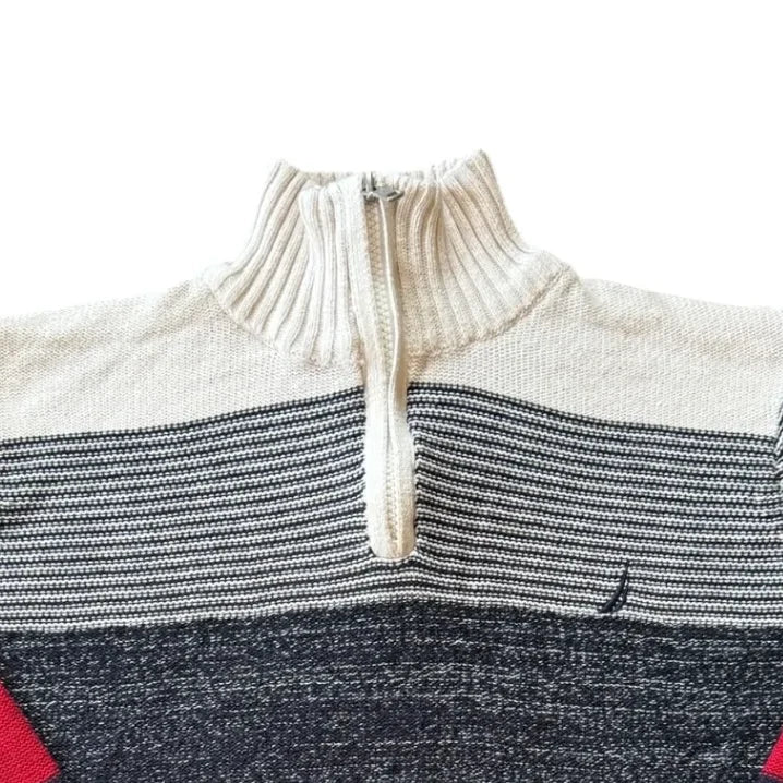 Aged 10/12 Nautica Knitted 1/4 Zip