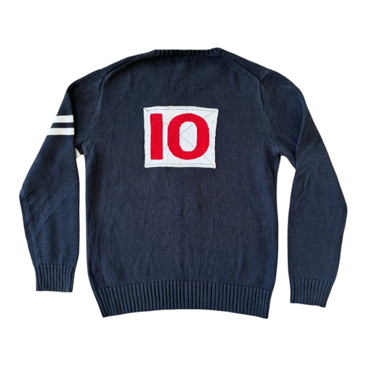 Small Ralph Lauren Navy P-Wing Knitted Jumper