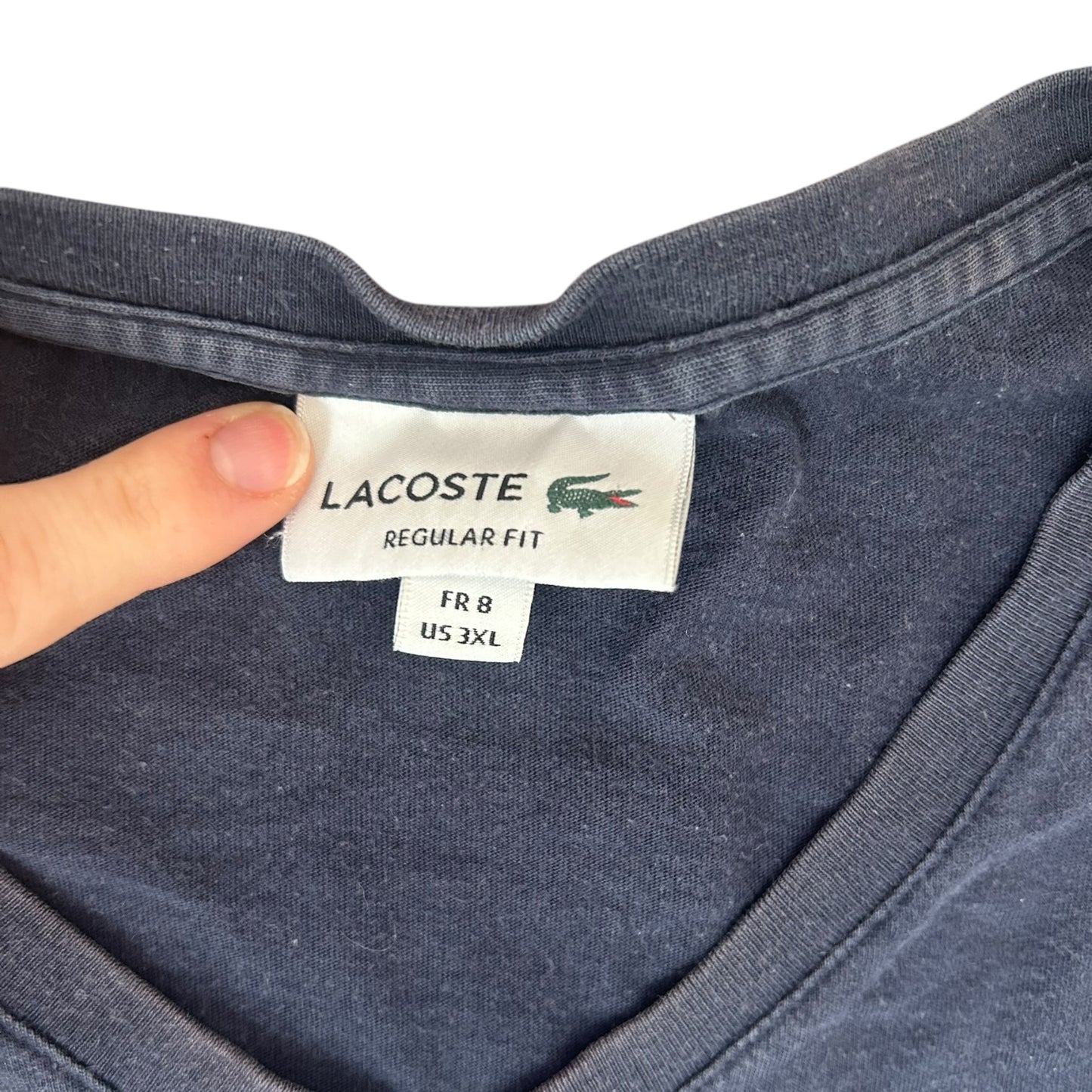 3XL Lacoste Navy T-Shirt