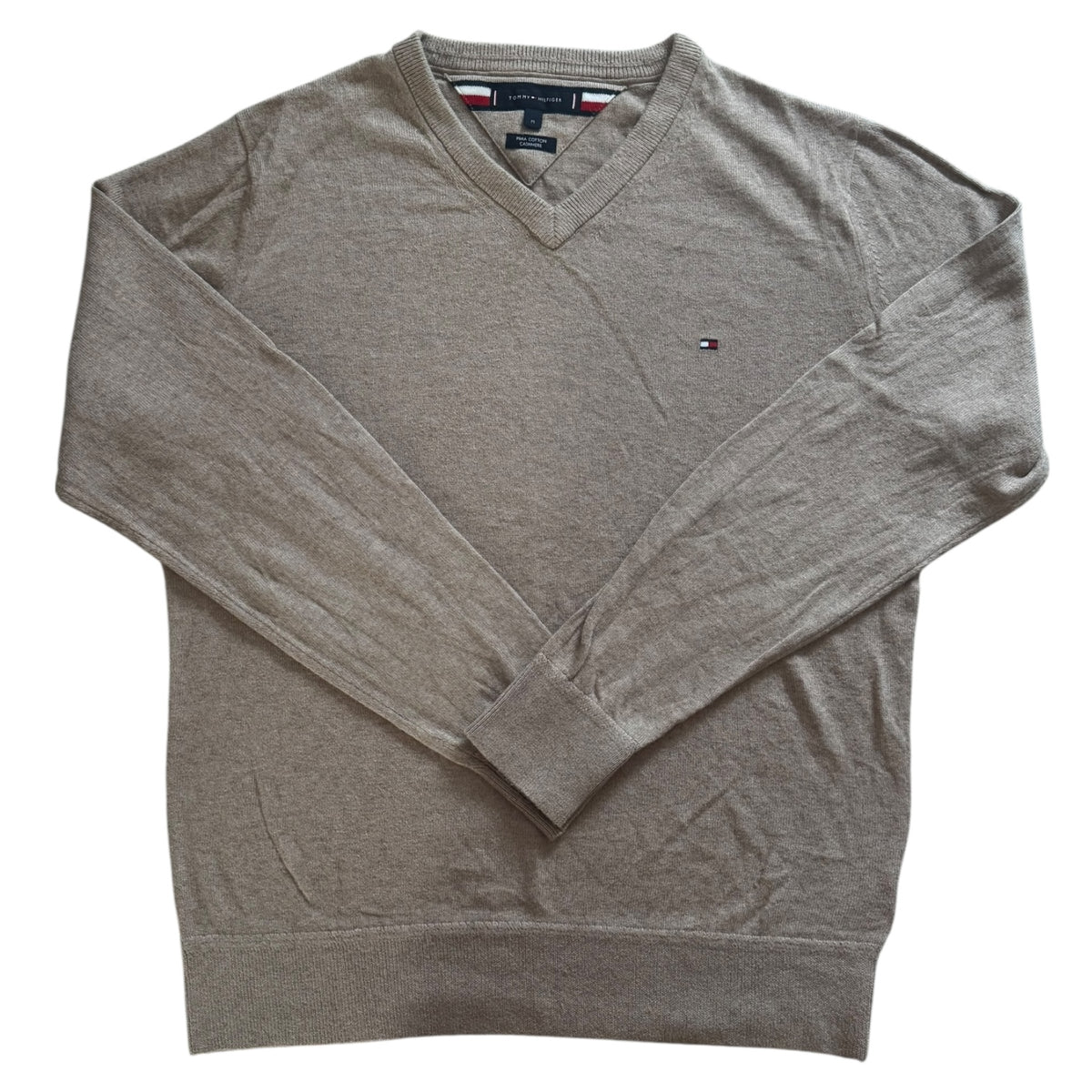 Medium Tommy Hilfiger Beige Knitted Jumper