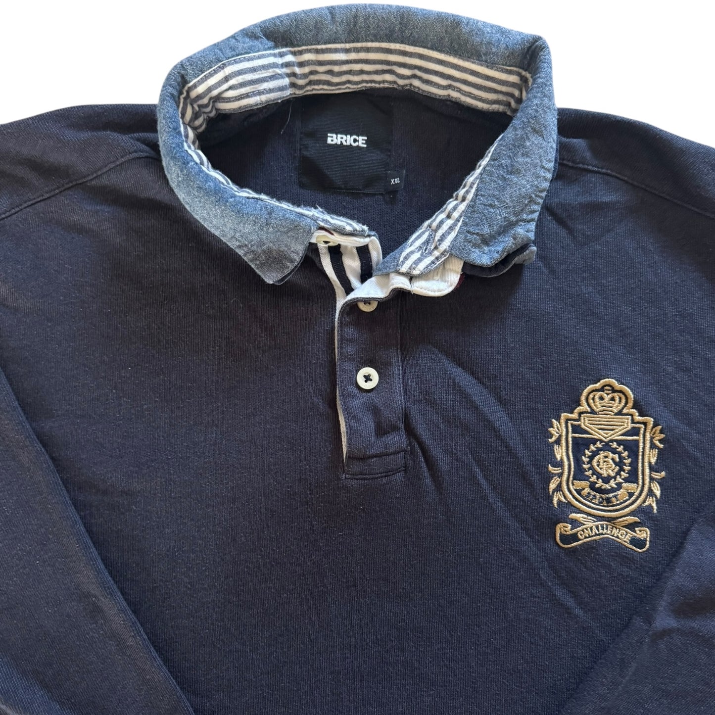 XXL Brice Navy Rugby Shirt
