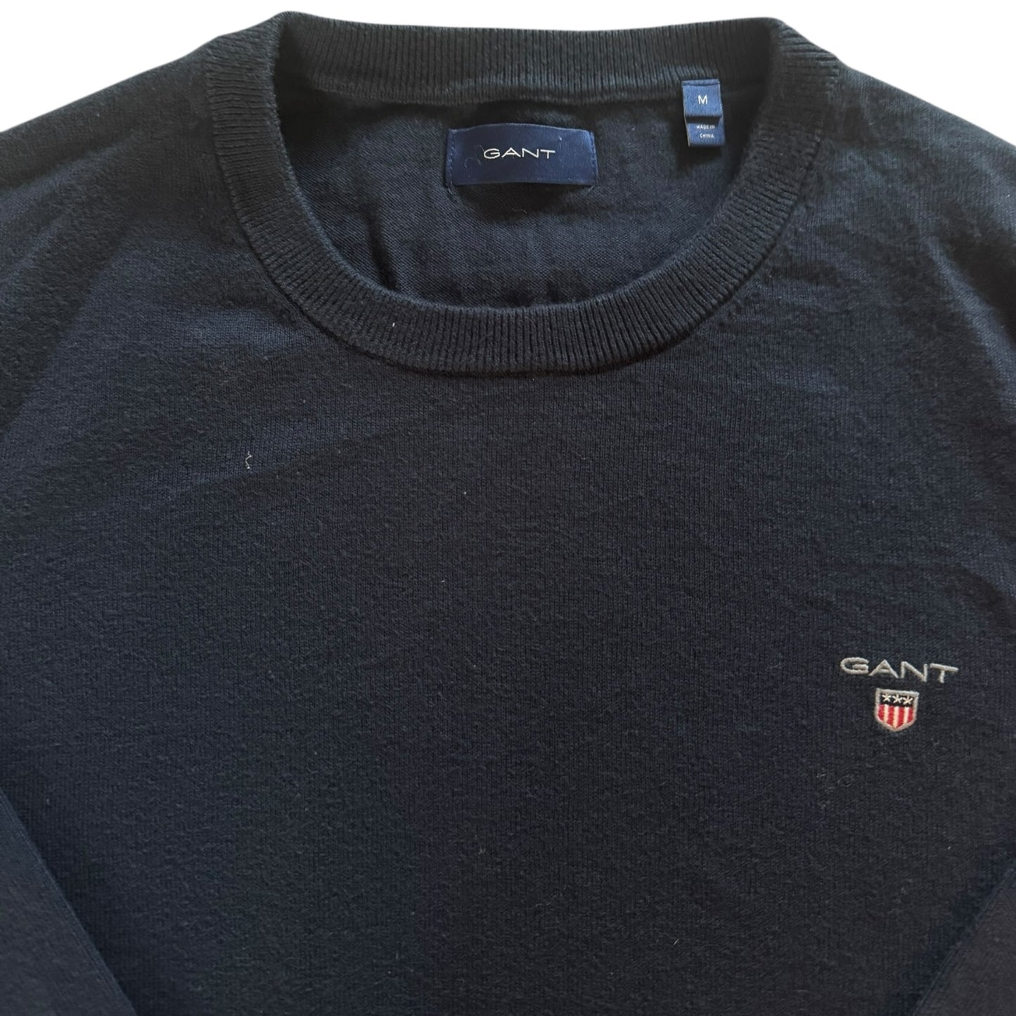 Medium Gant Navy Knitted Jumper
