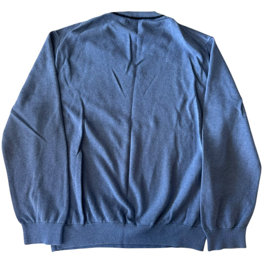 Large Nautica Blue Knitted Jumper