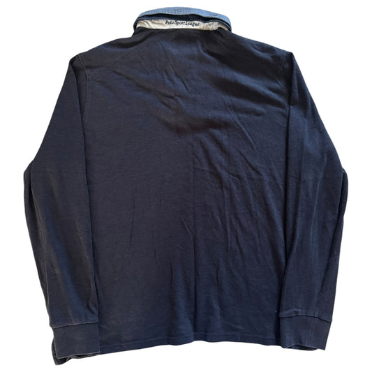 XXL Brice Navy Rugby Shirt