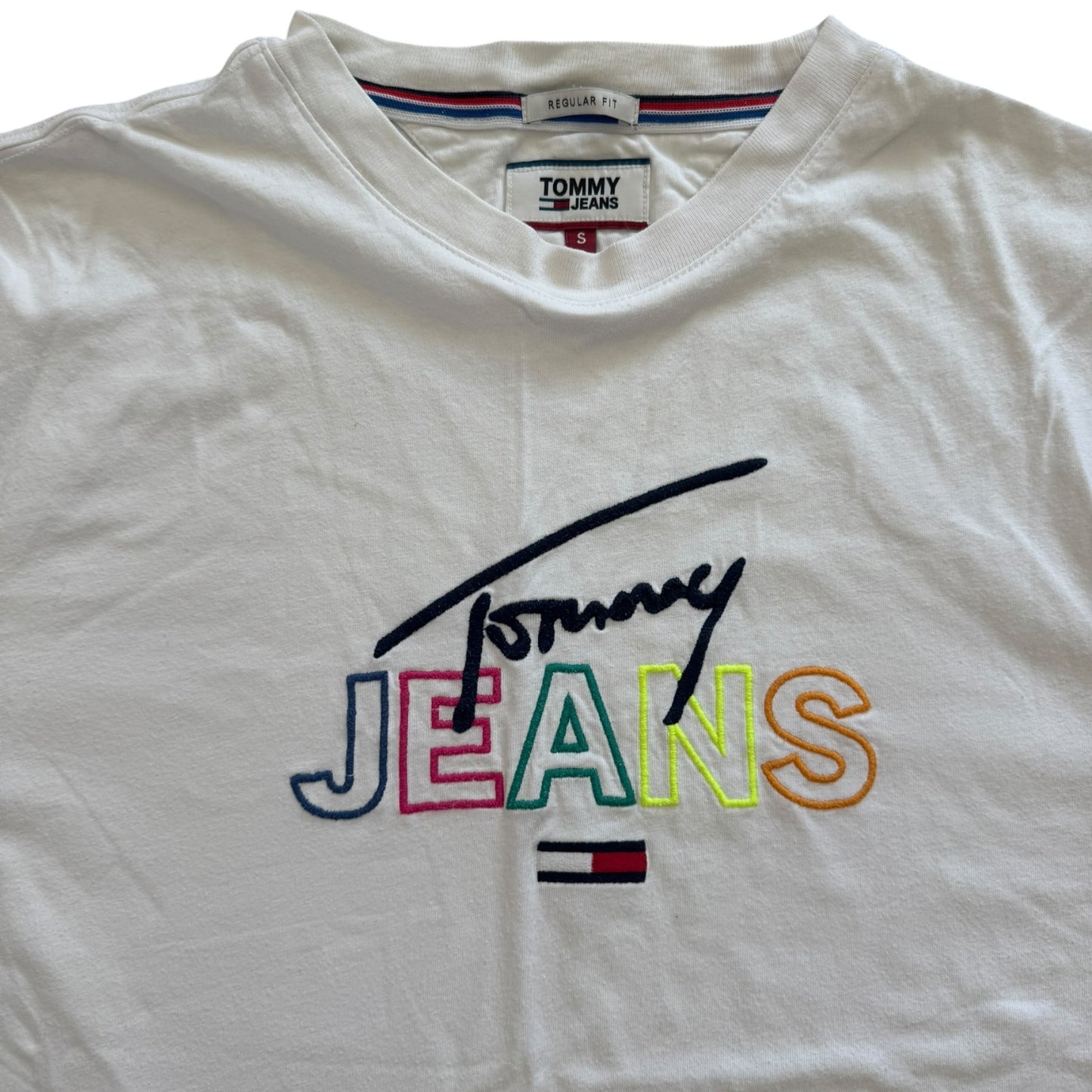 Small Tommy Hilfiger White Graphic T-Shirt