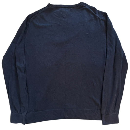 Large Tommy Hilfiger Navy Knitted Jumper