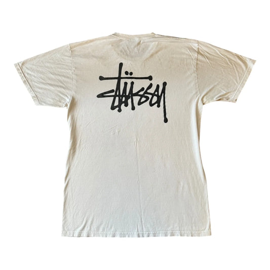 Large Stussy White T-shirt