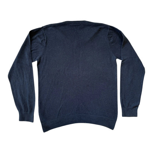 Medium Carhartt Navy V-Neck Sweatshirt