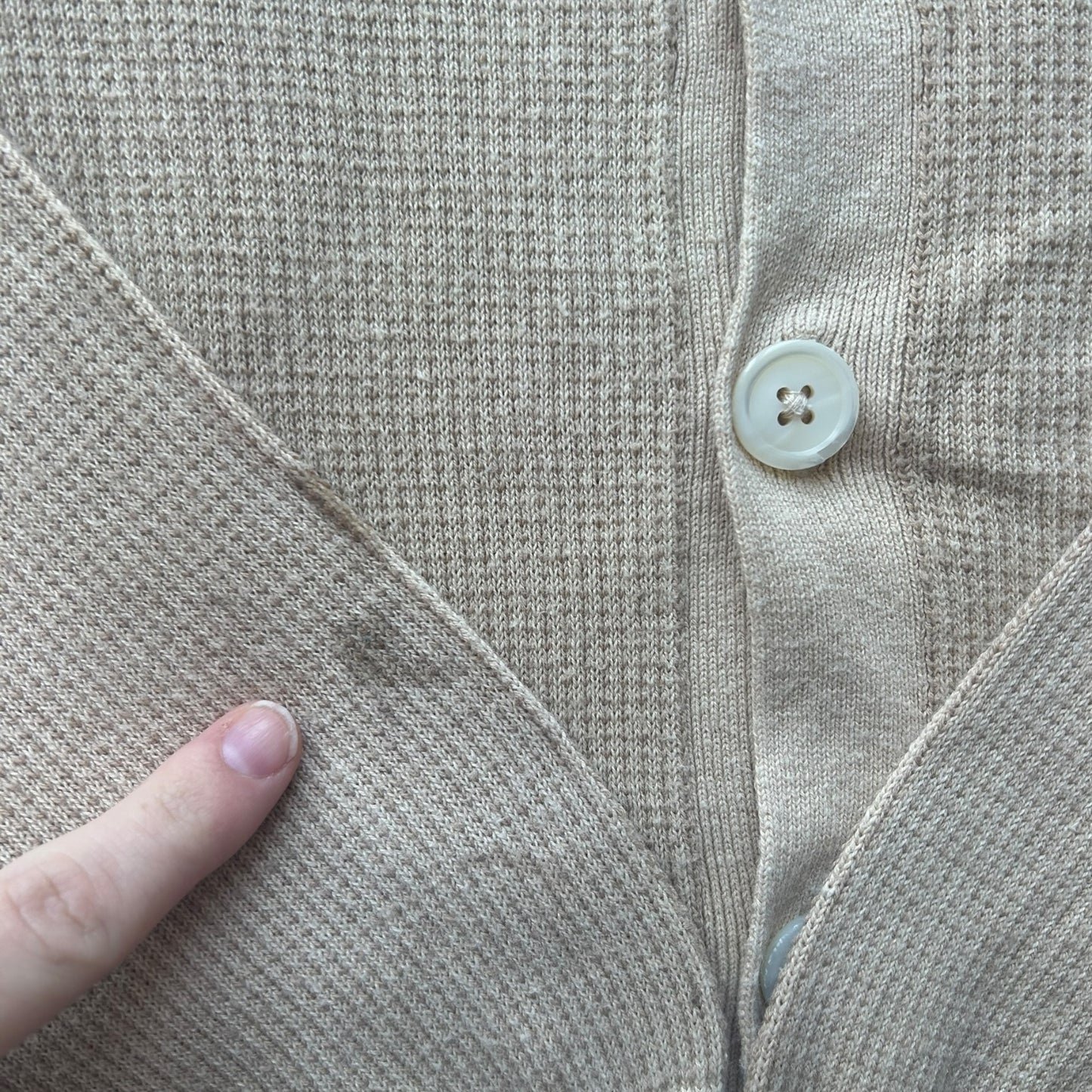 Womens Medium Ralph Lauren Beige Cardigan